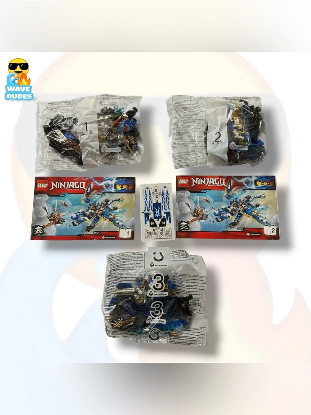Lego Ninjago Jay’s Elemental Dragon #70602 Lego Set (Complete and Sealed Set)